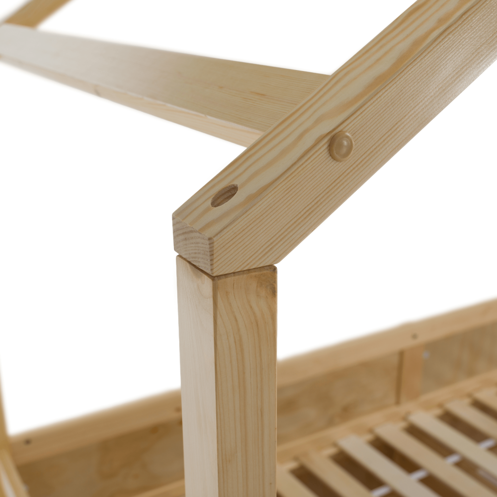 Montessori postel, 90x200, přírodní, masiv, BIANKA