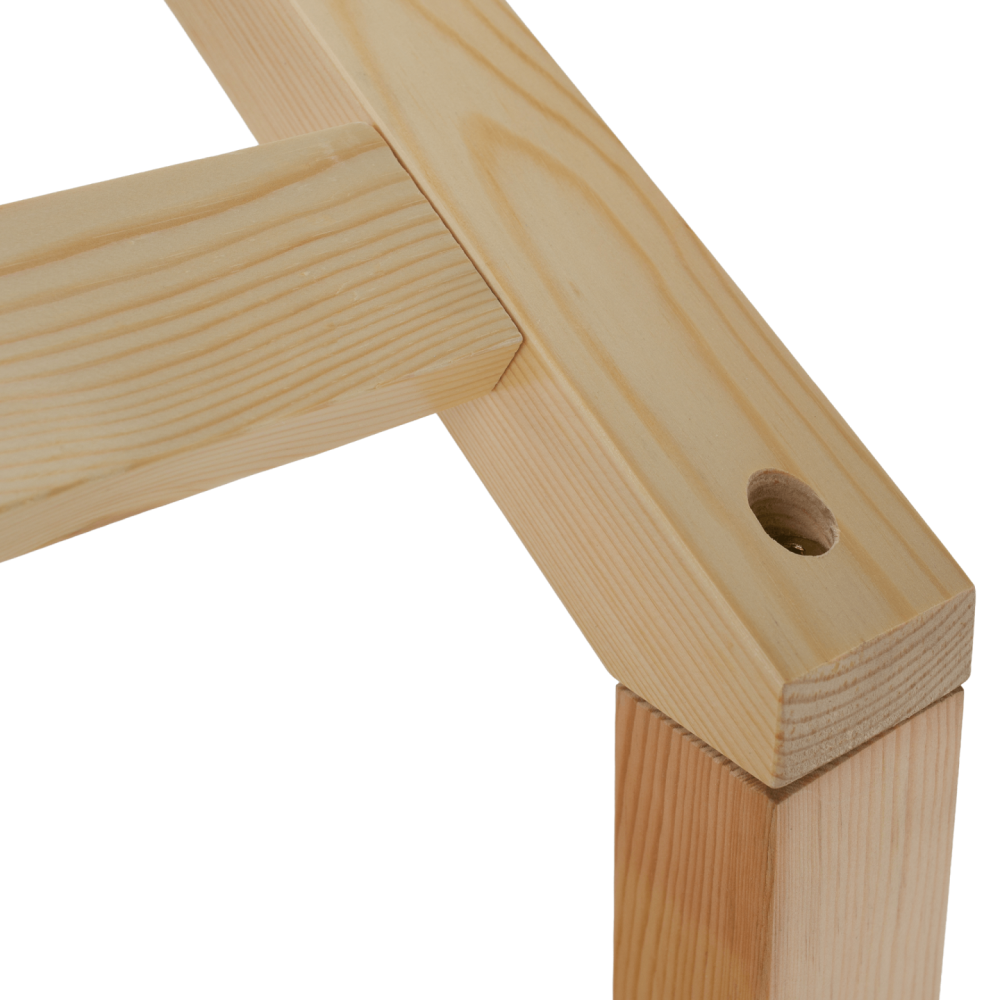 Montessori postel, 90x200, přírodní, masiv, BIANKA