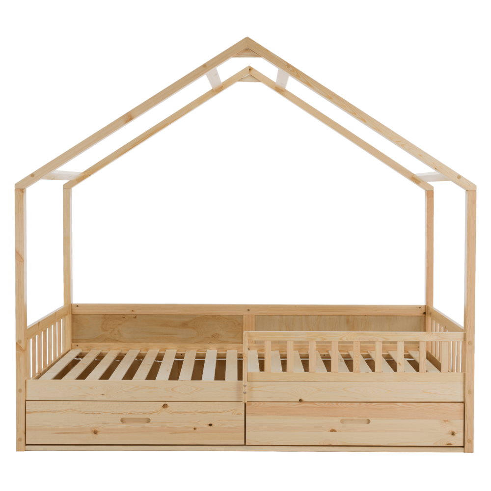 Montessori postel, 90x200, přírodní, masiv, BIANKA