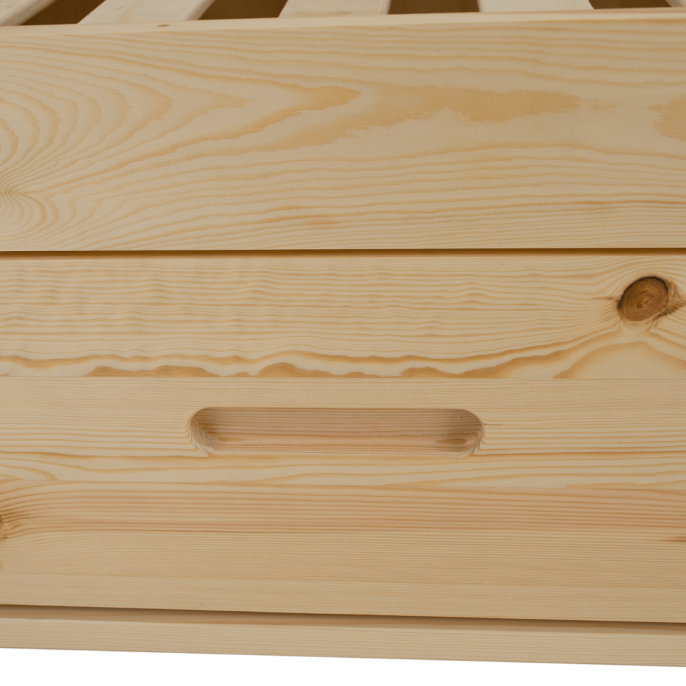 Montessori postel, 90x200, přírodní, masiv, BIANKA