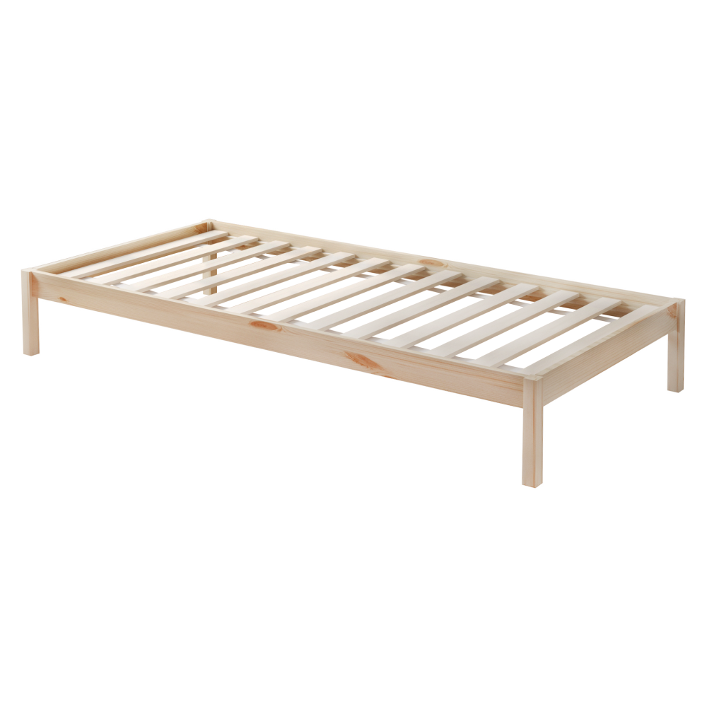 Montessori patrová postel s přistýlkou, přírodní, VENITA TYP 1