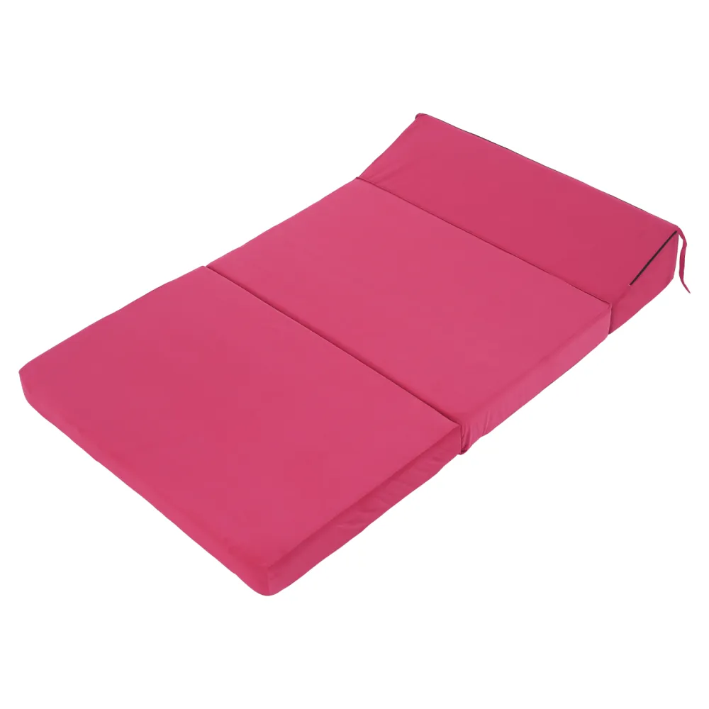 Skládací matrace/křeslo, 2v1, růžová magenta, VEDIS