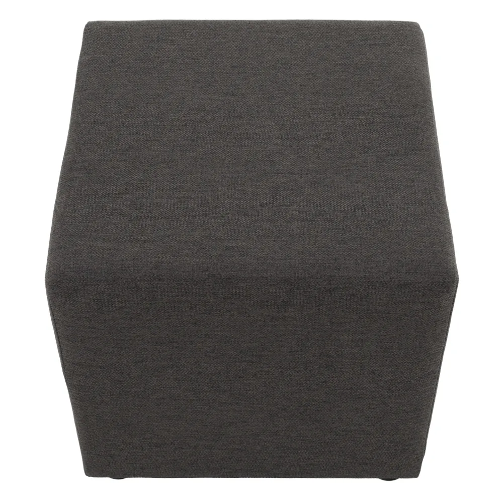 Taburet, látka Twist, šedohnědá, REGOR