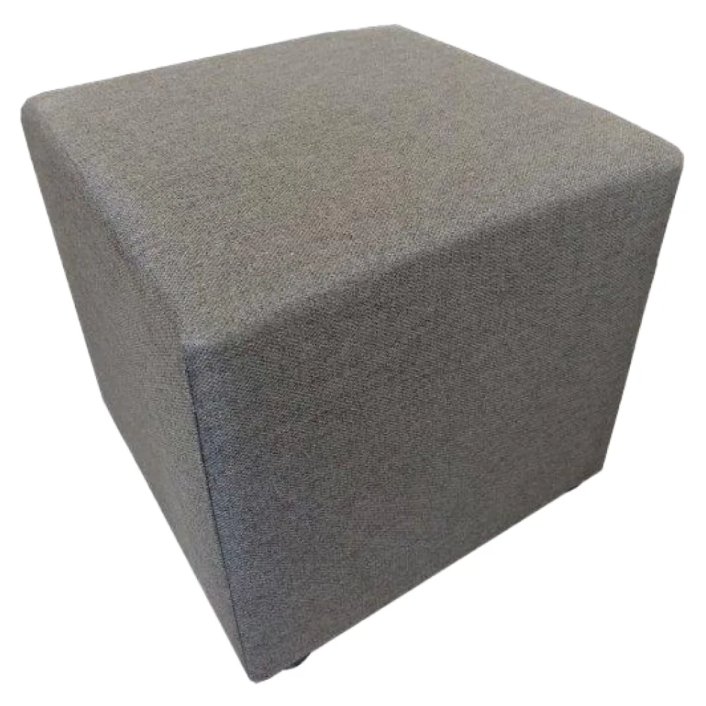 Taburet, látka Twist, šedohnědá, REGOR