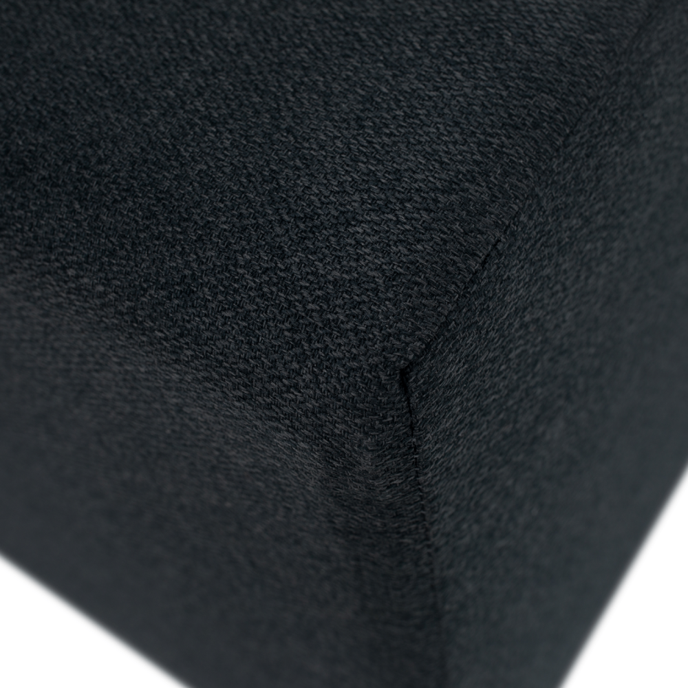 Taburet, látka Twist, tmavě šedá, REGOR