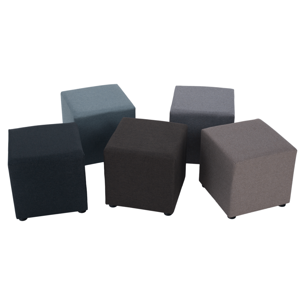 Taburet, látka Twist, mentolová, REGOR