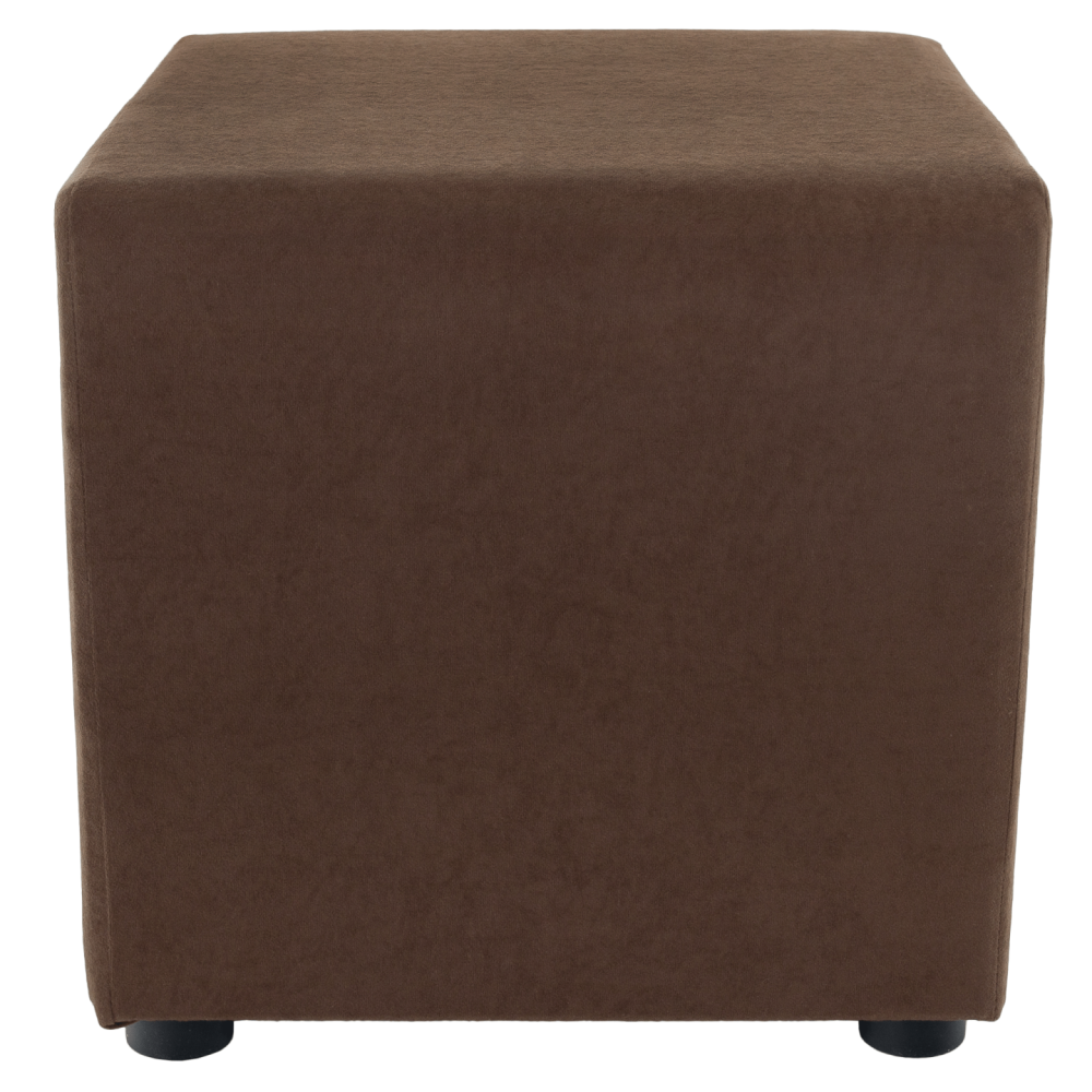 Taburet, látka Alova, hnědá, REGOR