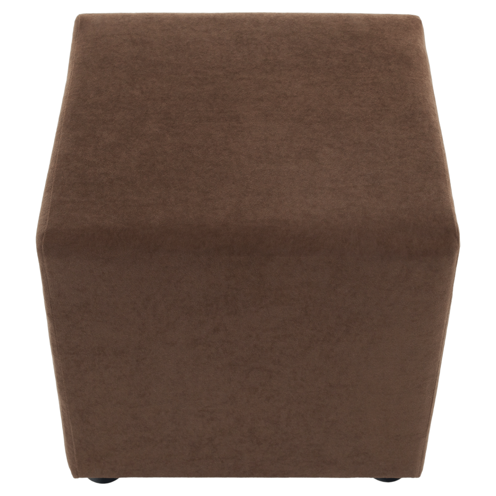 Taburet, látka Alova, hnědá, REGOR