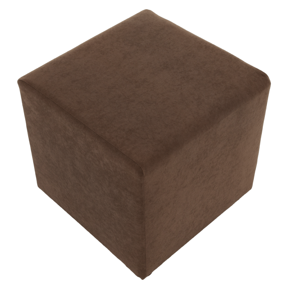 Taburet, látka Alova, hnědá, REGOR