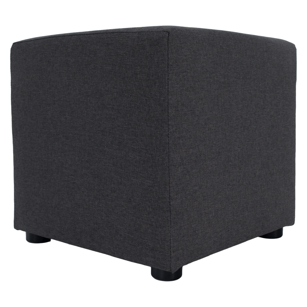 Taburet, látka Savana, šedá, REGOR