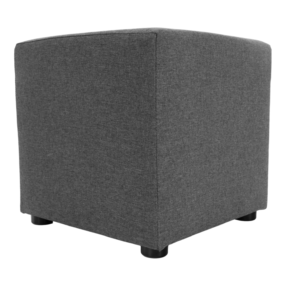 Taburet, látka Savana, šedá, REGOR