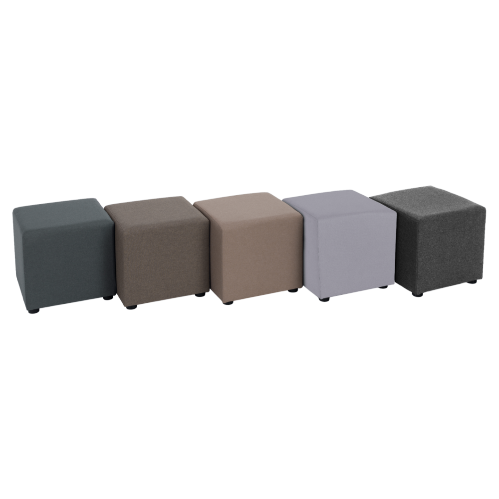 Taburet, látka Savana, hnědá, REGOR