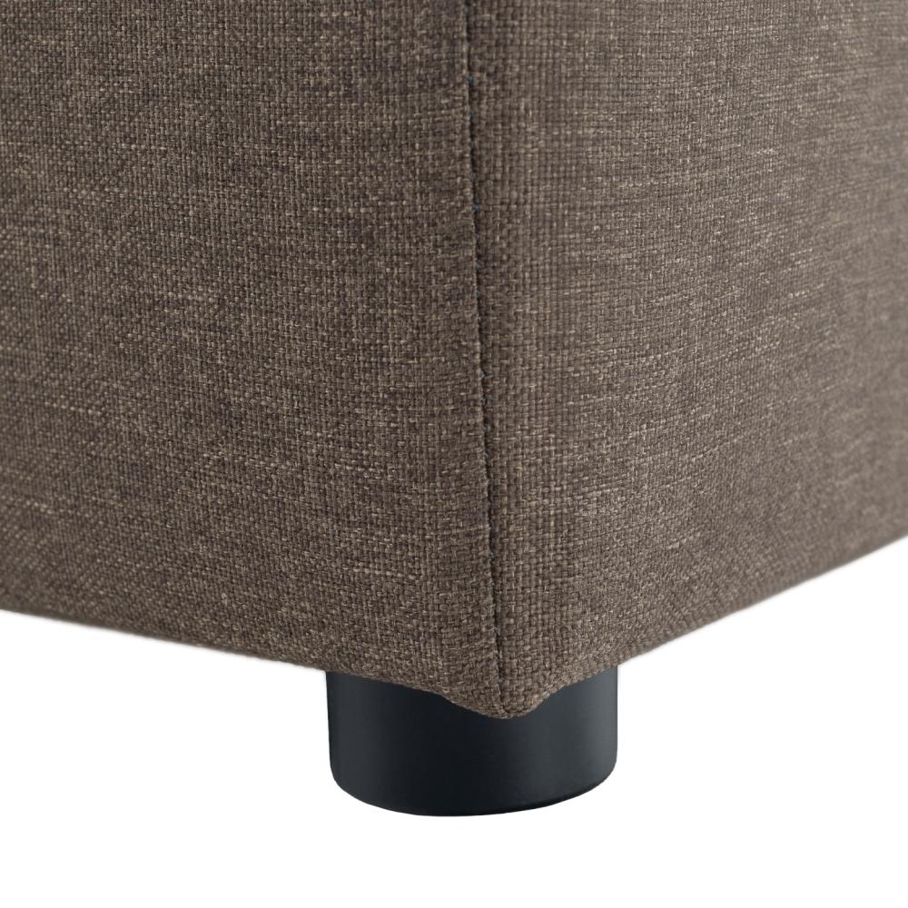 Taburet, látka Savana, hnědá, REGOR