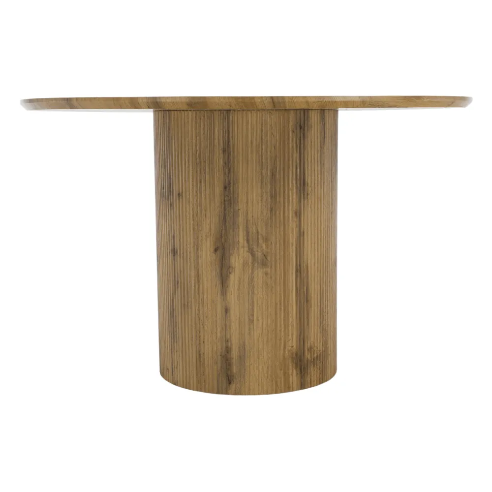 Jídelní stůl, dub, průměr 120 cm, MAHIR TYP 2