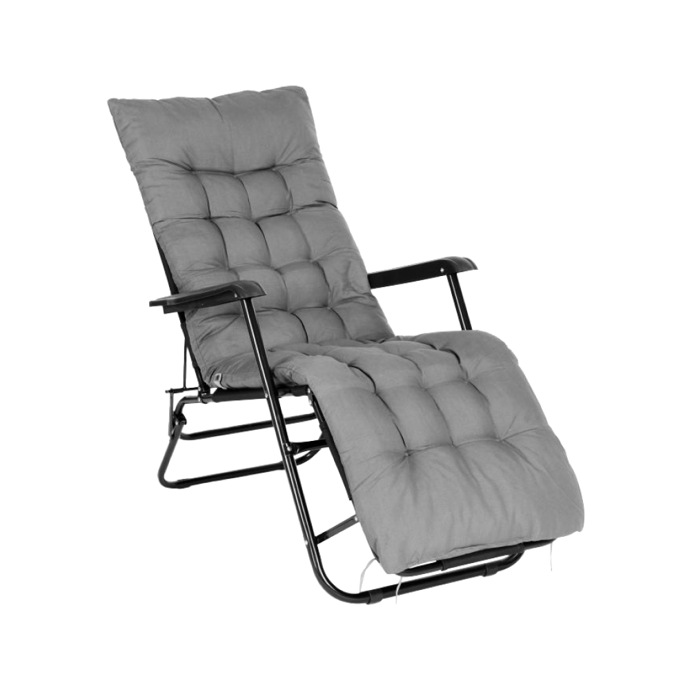 Polštář na zahradní lehátko, šedá, GAREN NEW