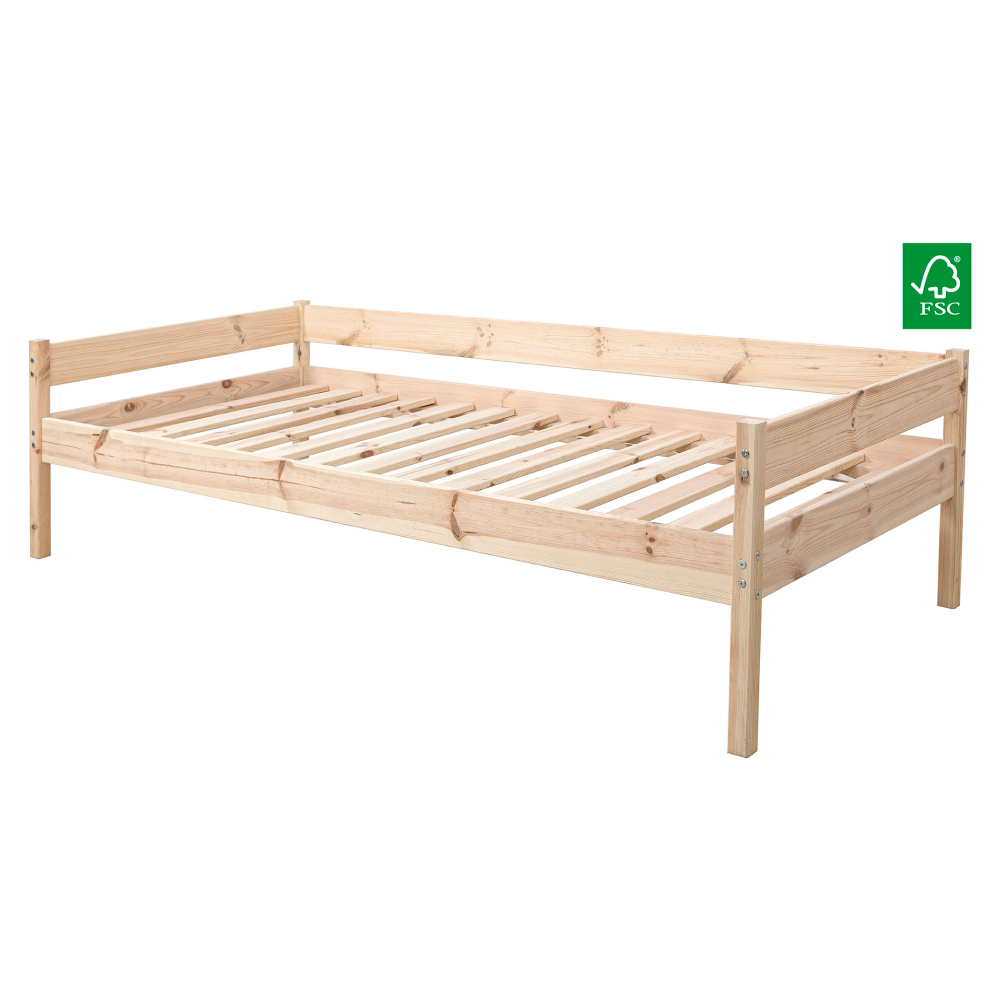 Postel s roštem, 90x200, smrk, BENY