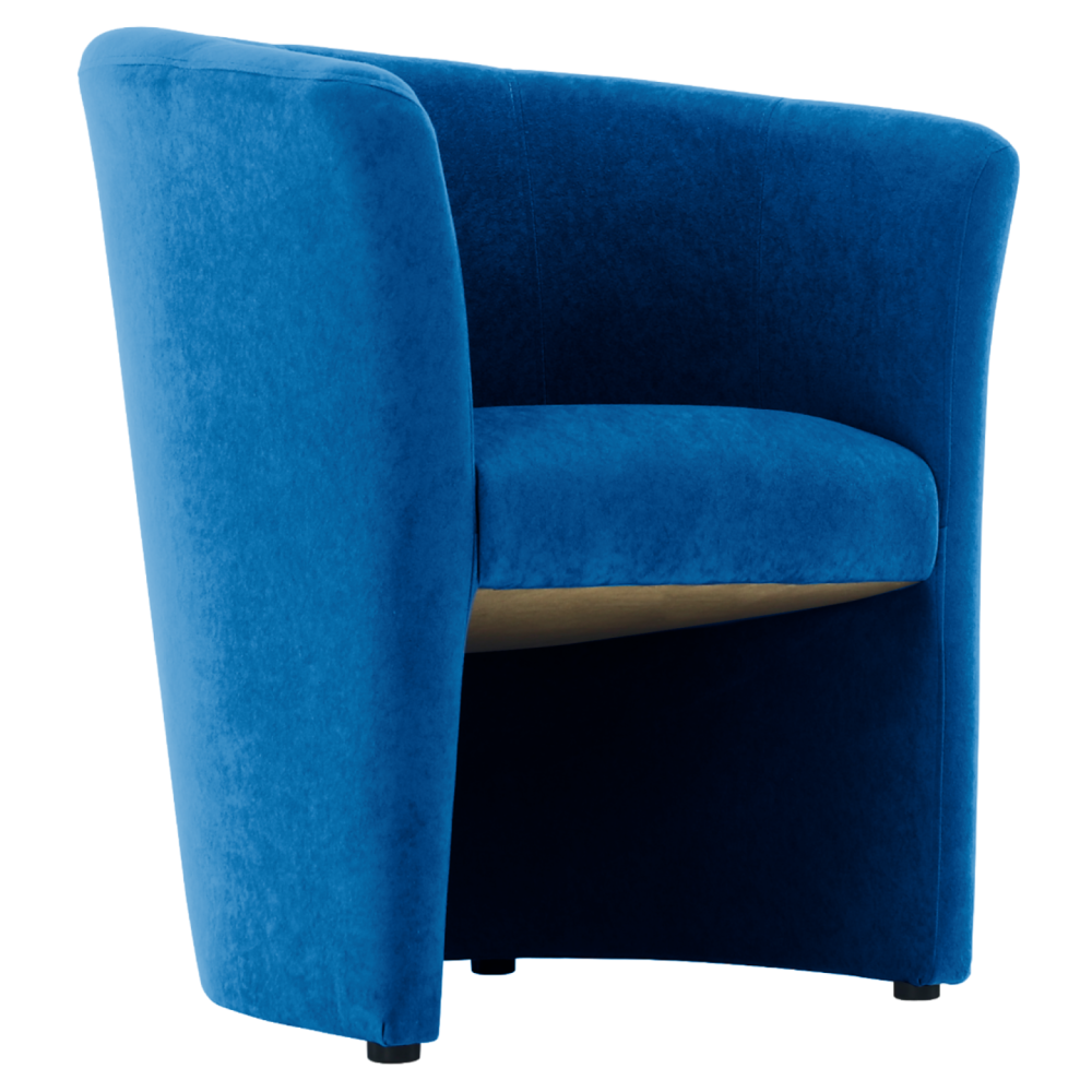 Klubové křeslo, modrá, CUBA