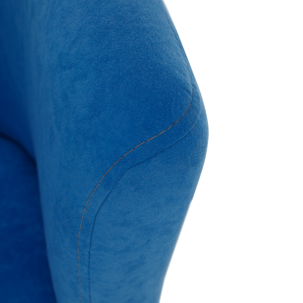 Klubové křeslo, modrá, CUBA