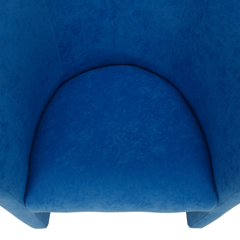 Klubové křeslo, modrá, CUBA