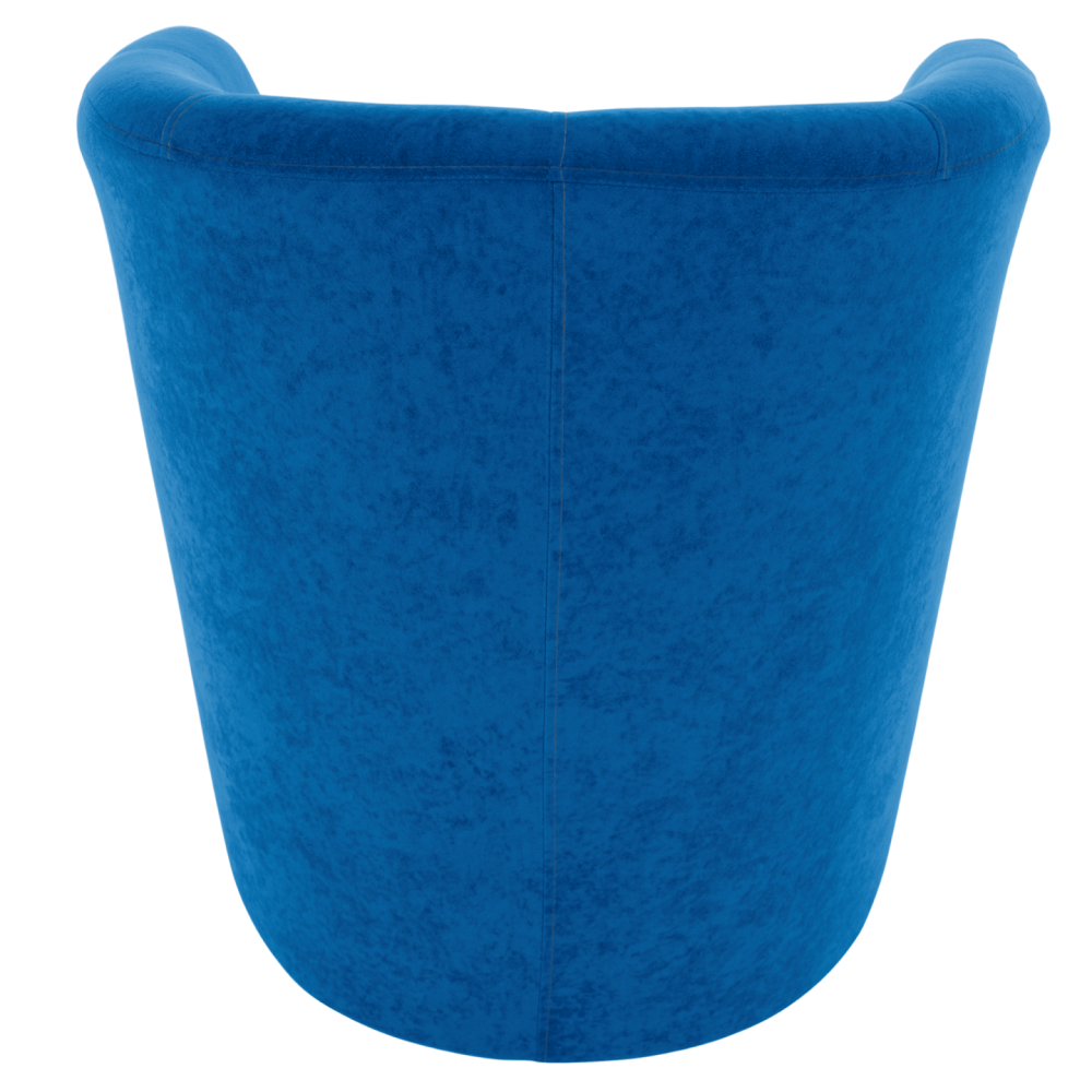 Klubové křeslo, modrá, CUBA