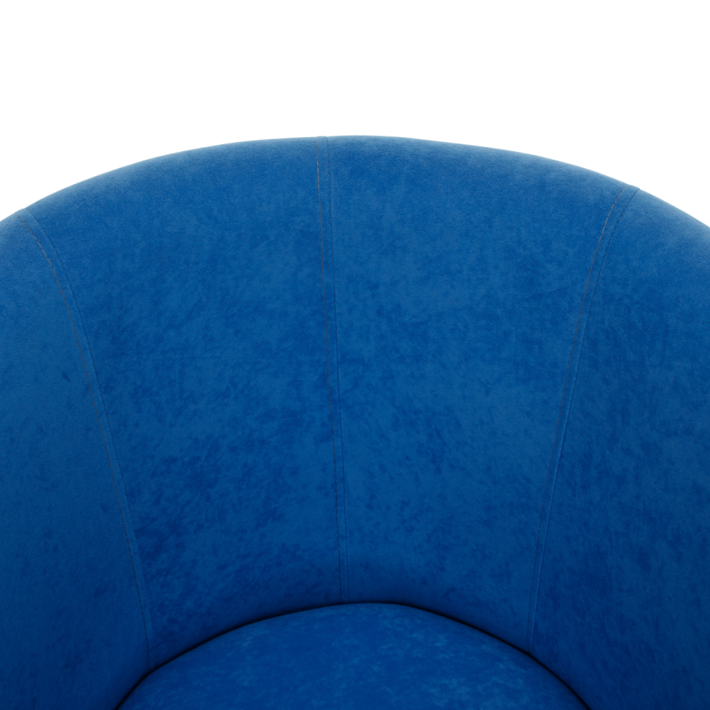 Klubové křeslo, modrá, CUBA