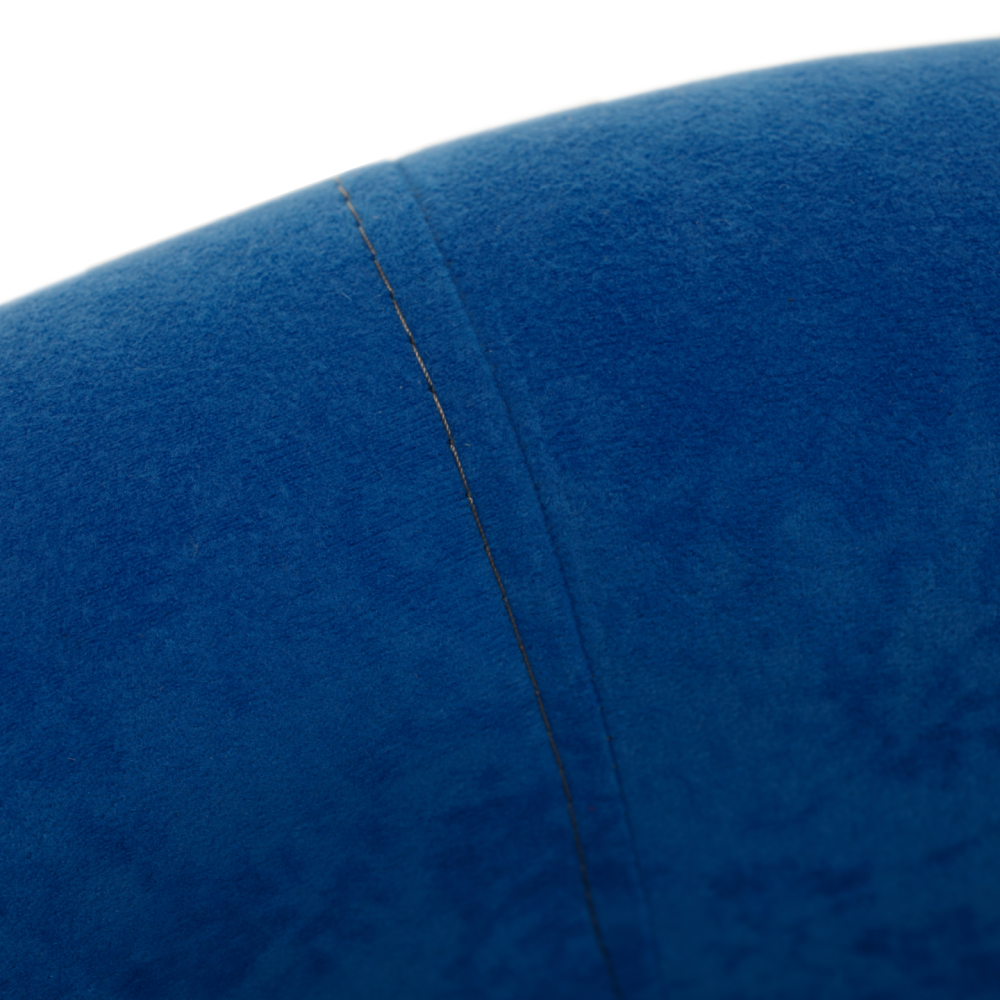 Klubové křeslo, modrá, CUBA