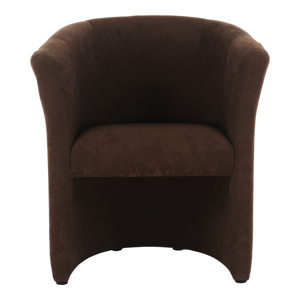 Klubové křeslo, hnědá, CUBA