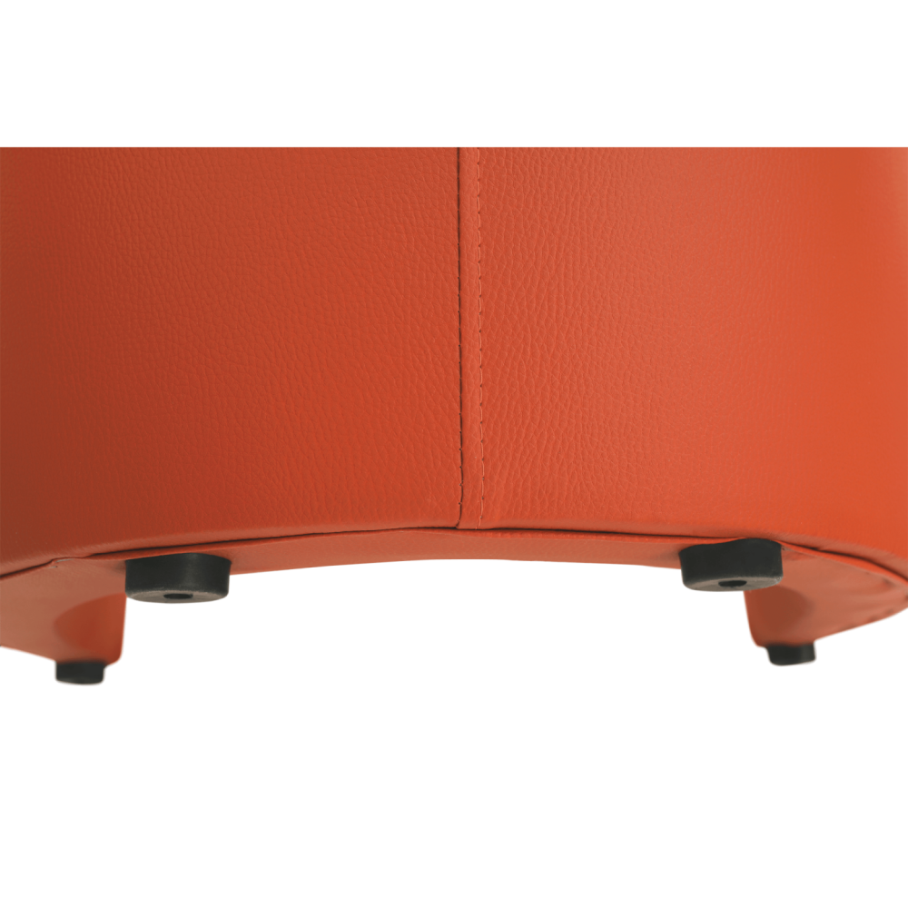 Klubové křeslo, ekokůže oranžová, CUBA