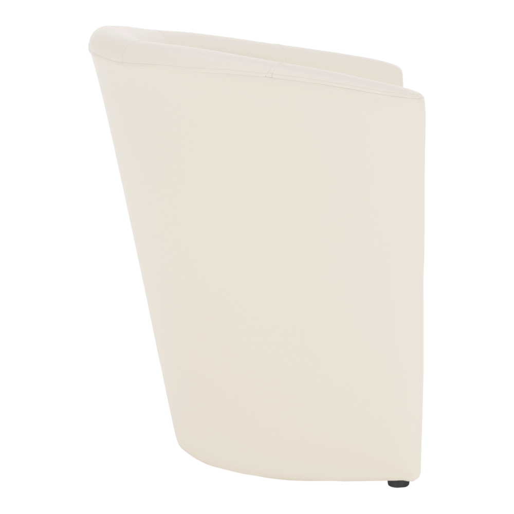 Klubové křeslo, ekokůže béžová, CUBA