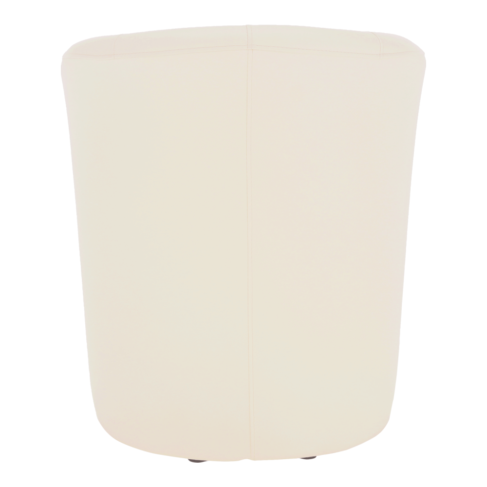 Klubové křeslo, ekokůže béžová, CUBA