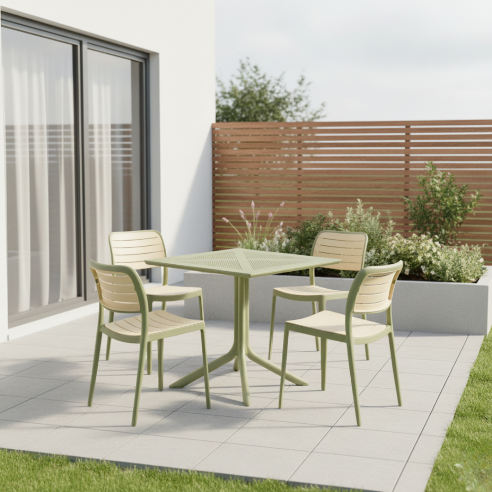 Zahradní stůl, zelená, DENTON NEW