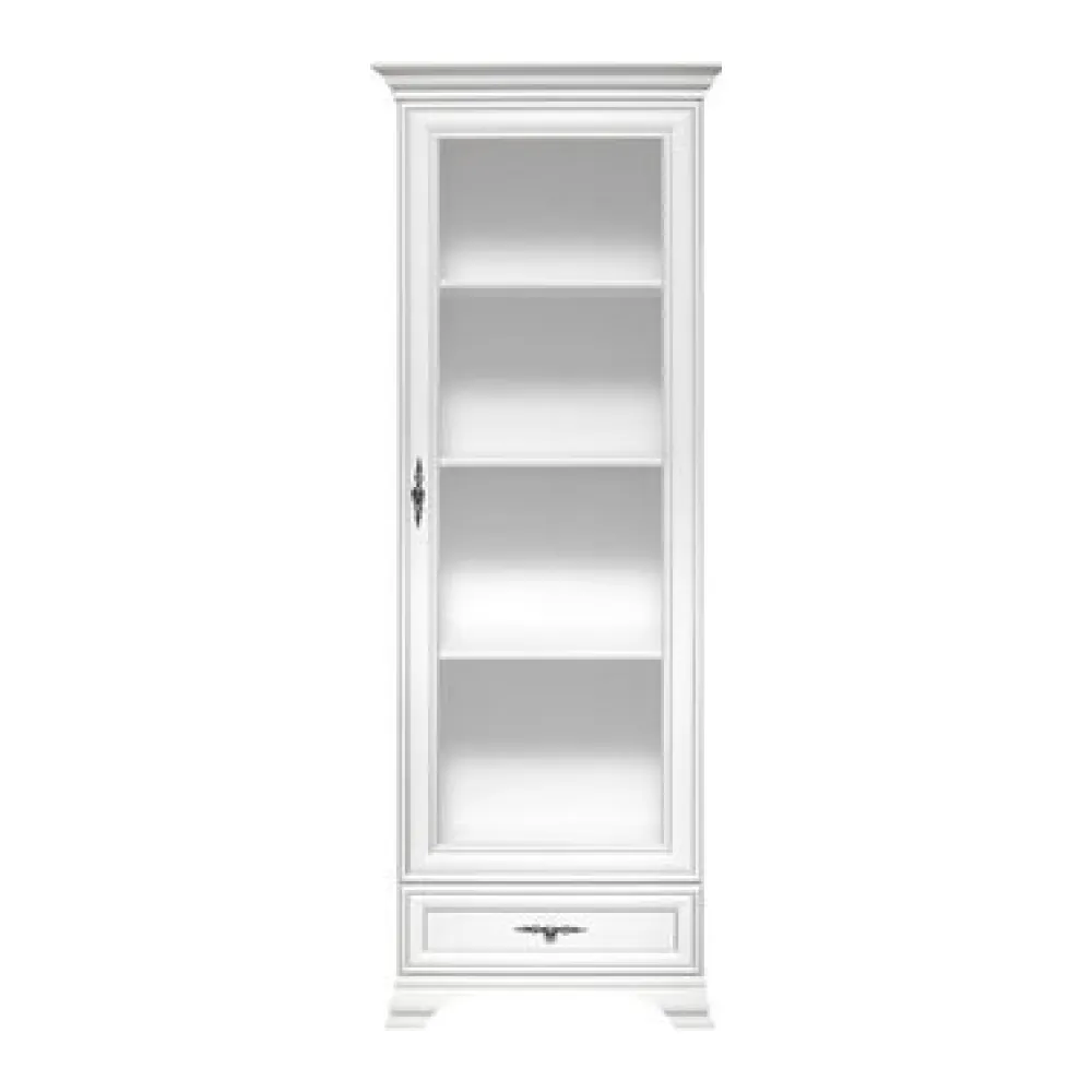 Vitrína, alpská bílá, KENTAK REG1W1S