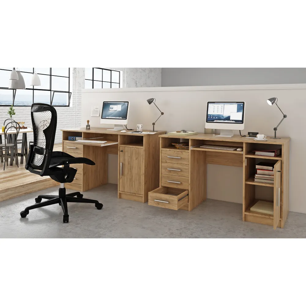 PC stůl, dub artisan, B9 NEW