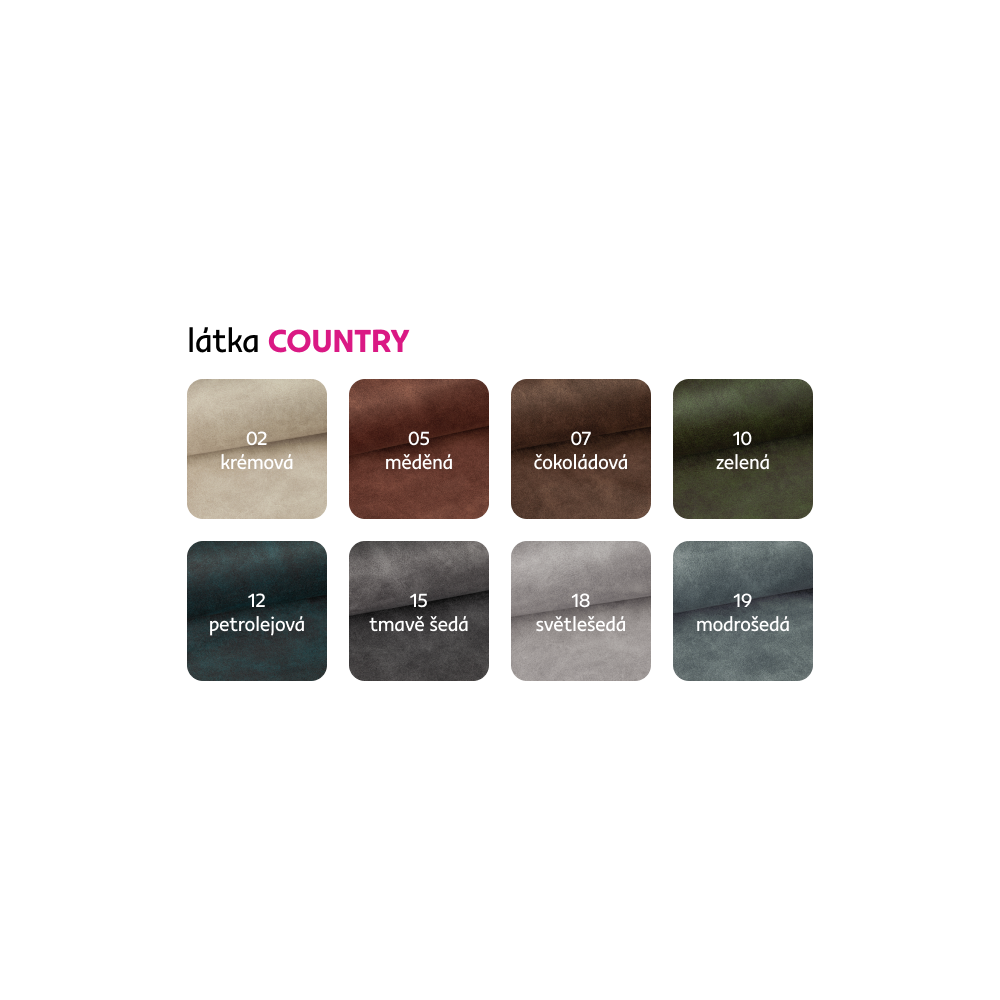 Sedací souprava, šedá, levá, MALAGA