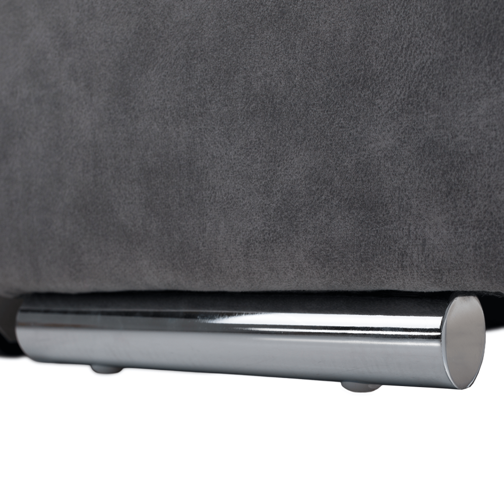 Sedací souprava, šedá, levá, MALAGA