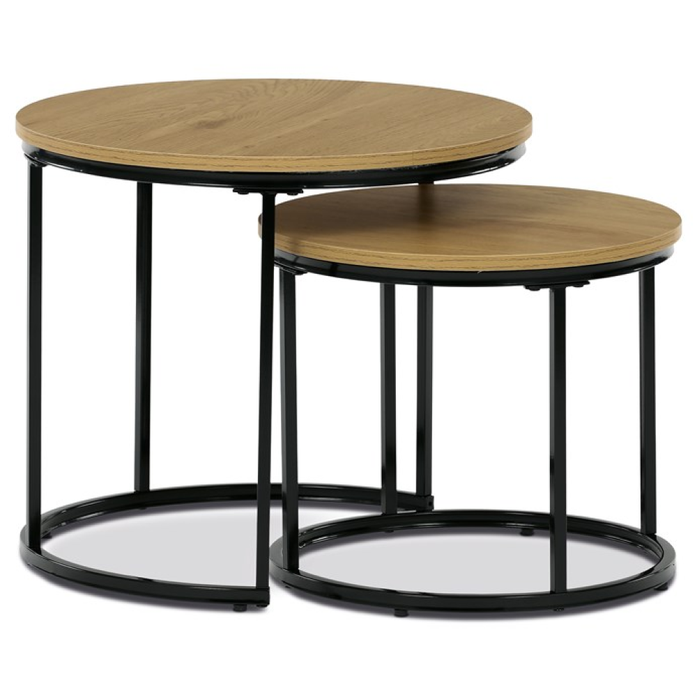 CT-G1145 OAK - Odkládací stolek 53x53cm, mdf, divoký dub, CT-G1145 OAK