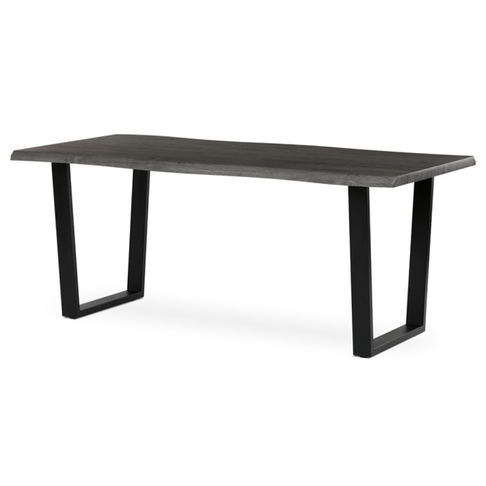 HT-F4218 GREY - Jídelní stůl 180x90cm, mdf, šedý dub, HT-F4218 GREY
