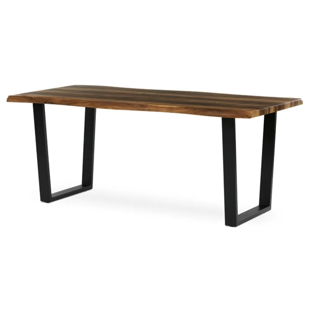 HT-F4218 OLW - Jídelní stůl 180x90cm, mdf, old wood, HT-F4218 OLW