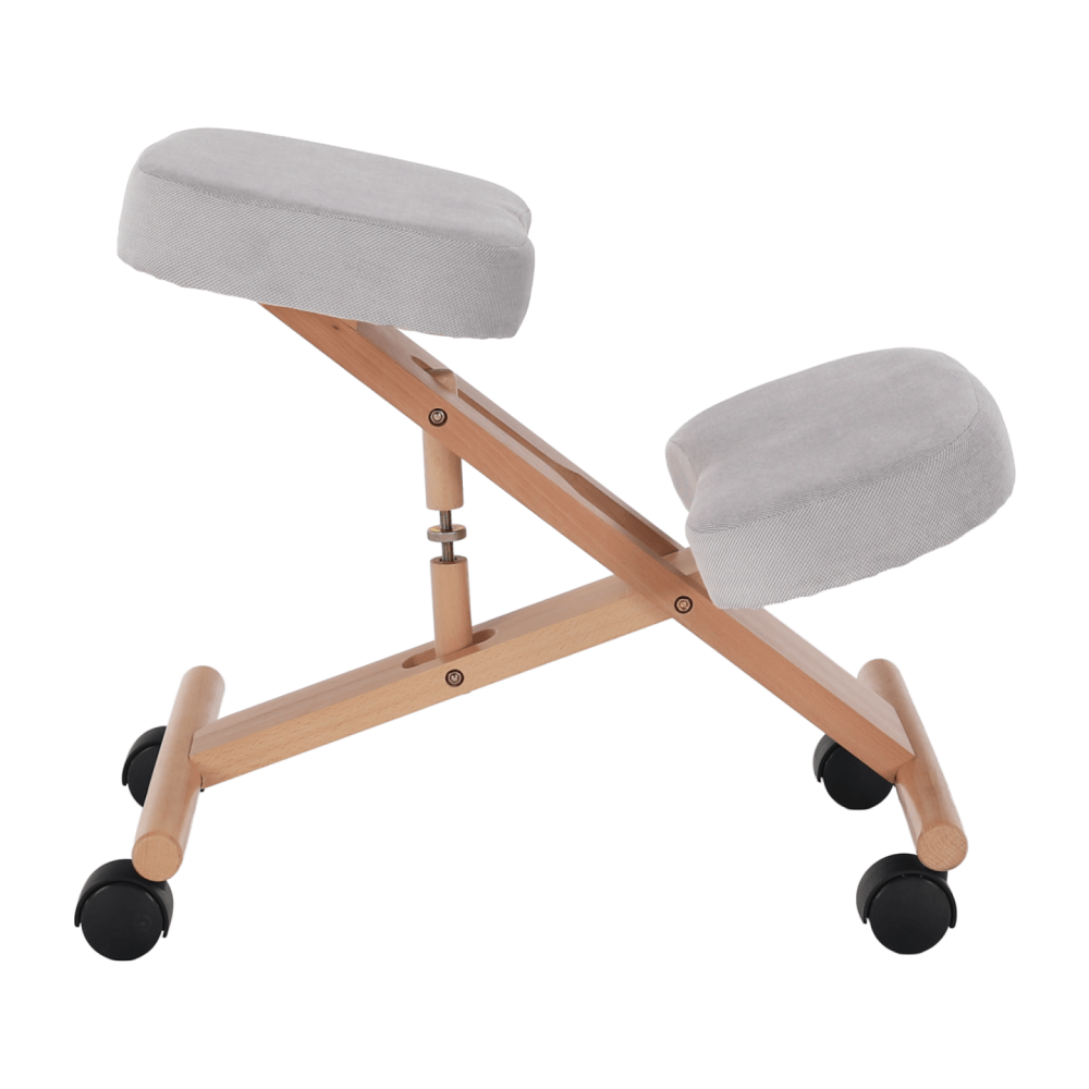 Ergonomická klekačka, šedohnědá Taupe/buk, FLONET