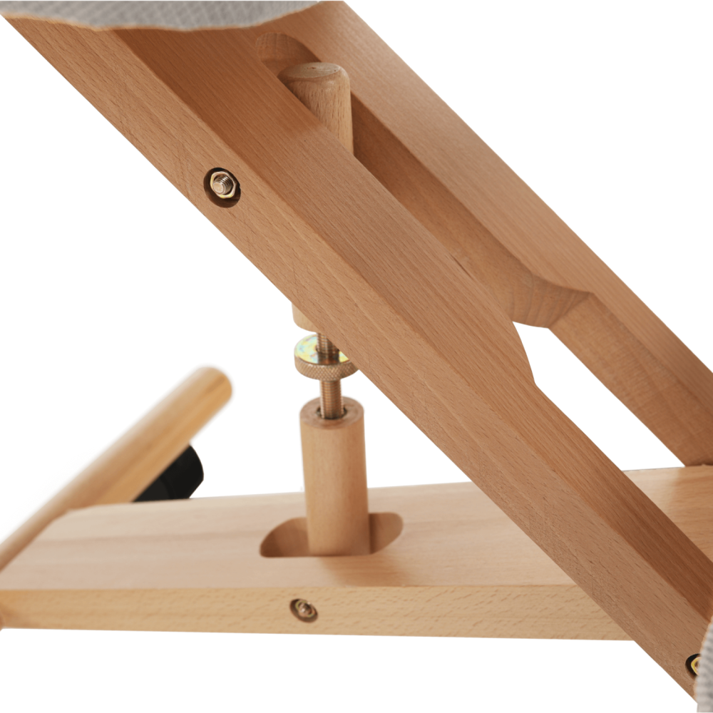 Ergonomická klekačka, šedohnědá Taupe/buk, FLONET