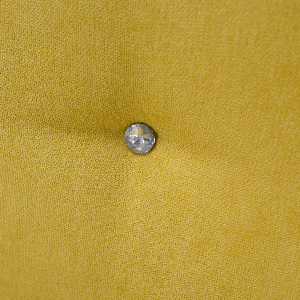 Rozkládací pohovka, žlutá, LILANA