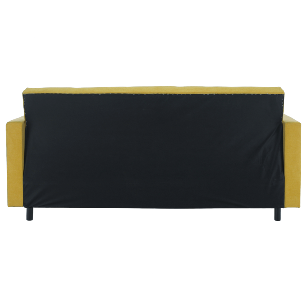 Rozkládací pohovka, žlutá, LILANA