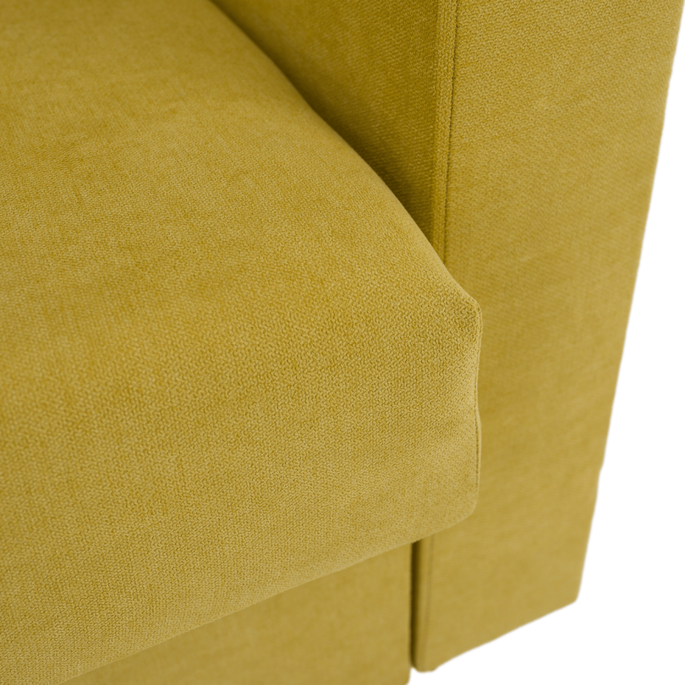 Rozkládací pohovka, žlutá, LILANA