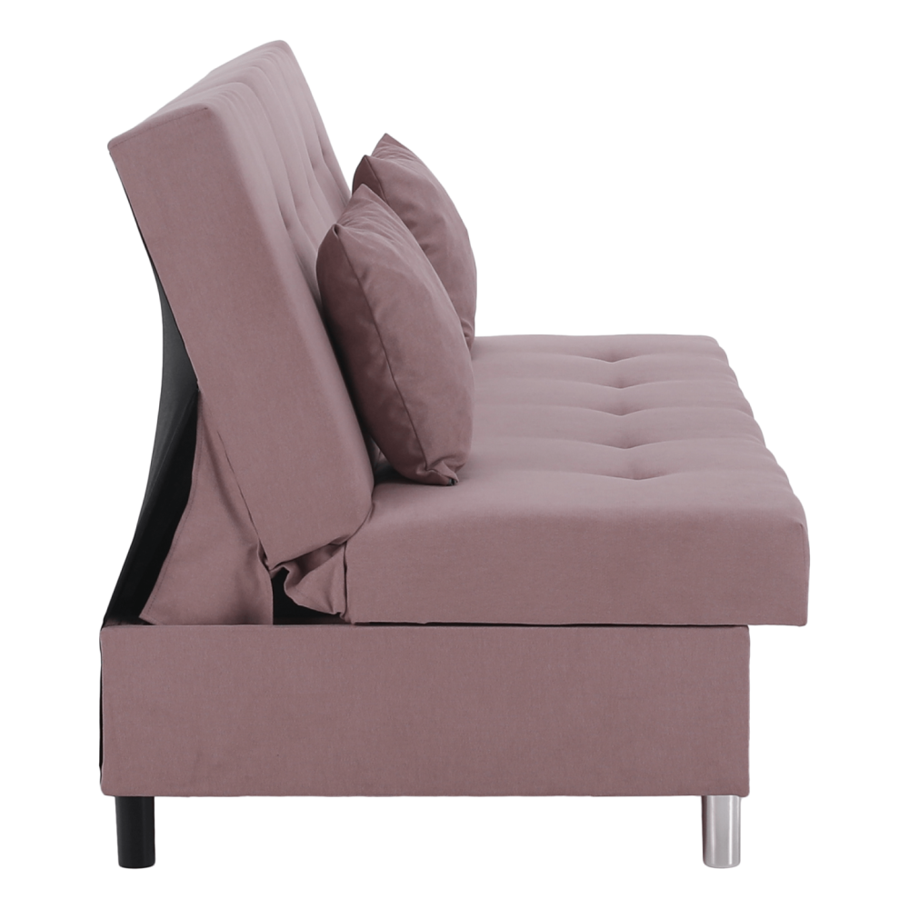 Rozkládací pohovka, růžová, ALADA