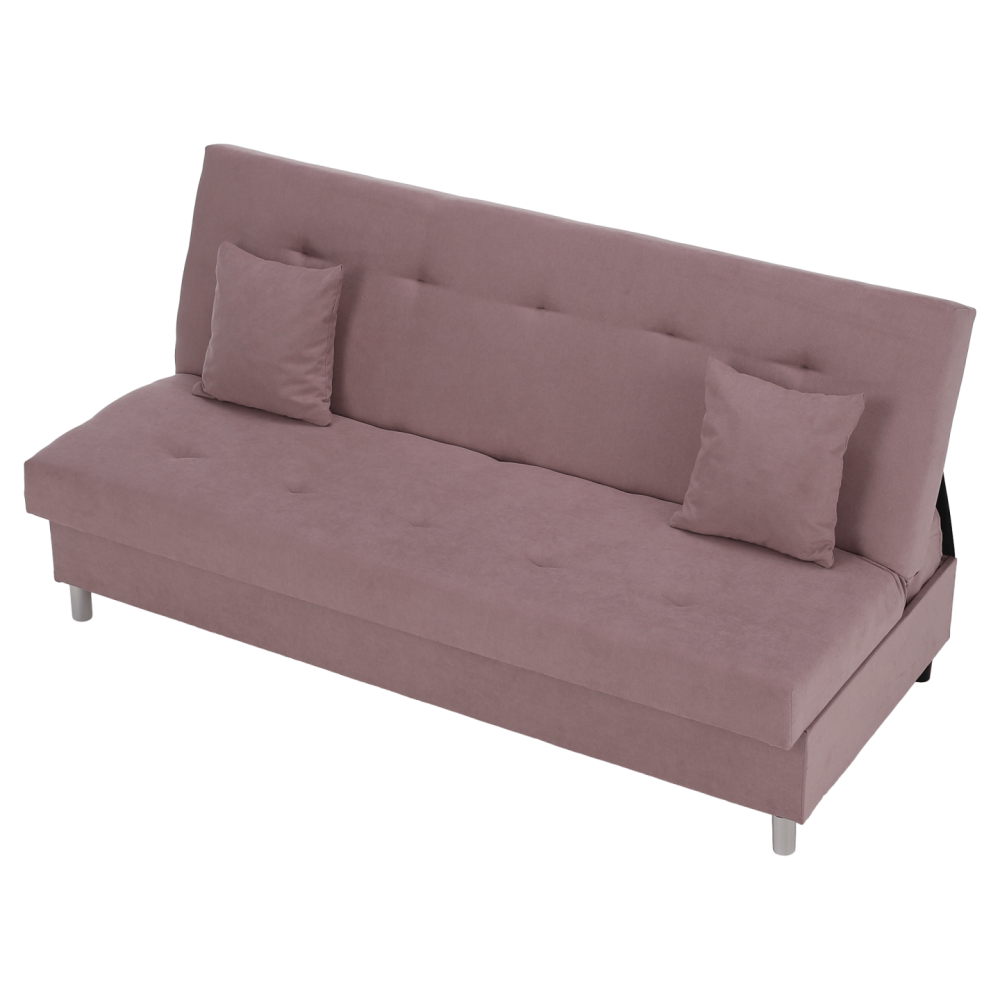 Rozkládací pohovka, růžová, ALADA