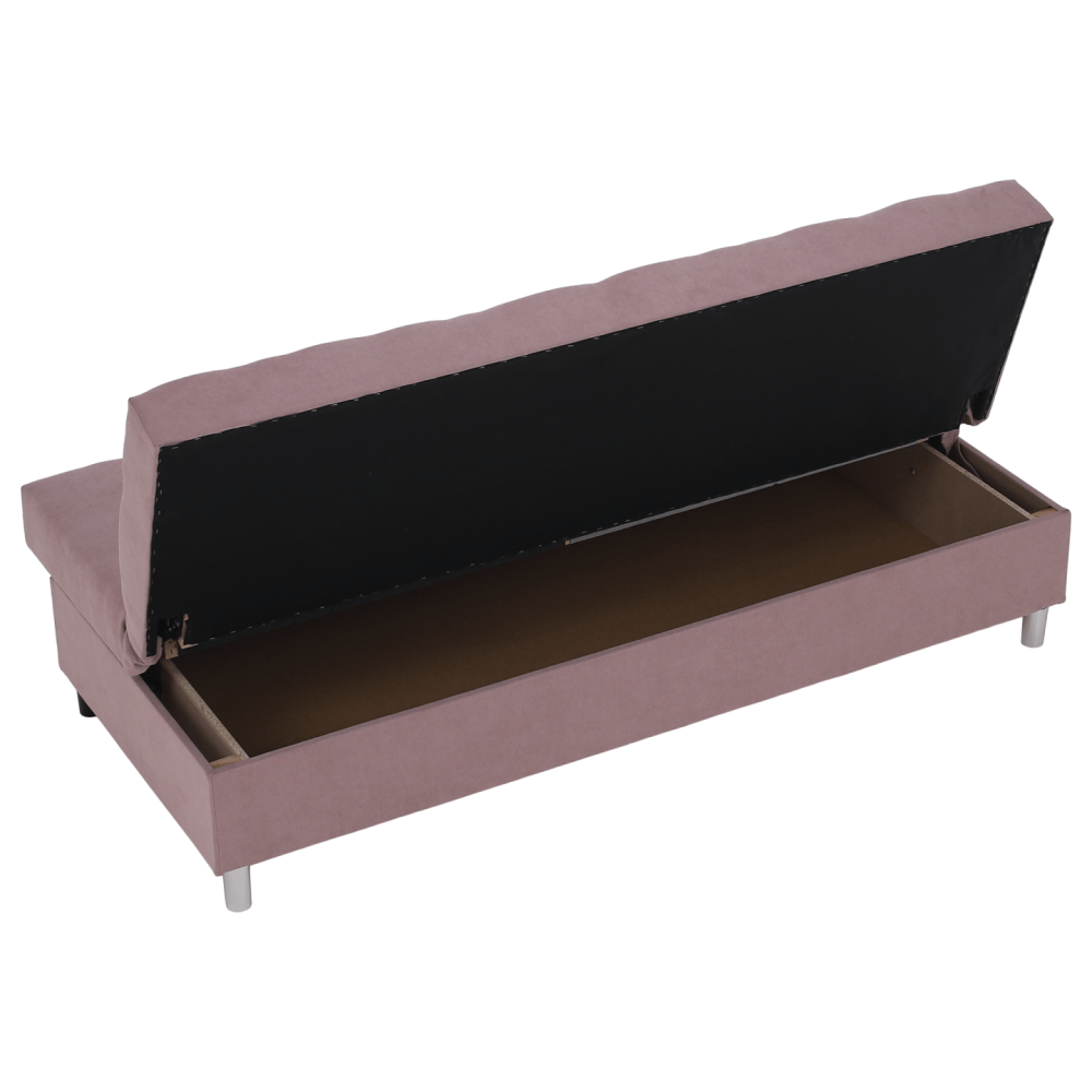 Rozkládací pohovka, růžová, ALADA