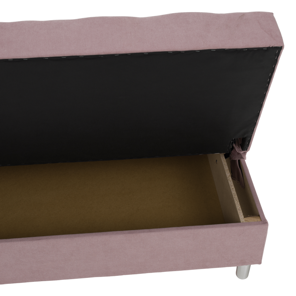 Rozkládací pohovka, růžová, ALADA