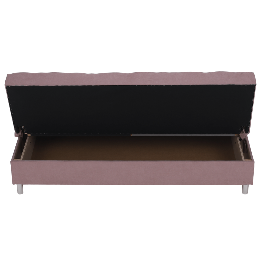 Rozkládací pohovka, růžová, ALADA