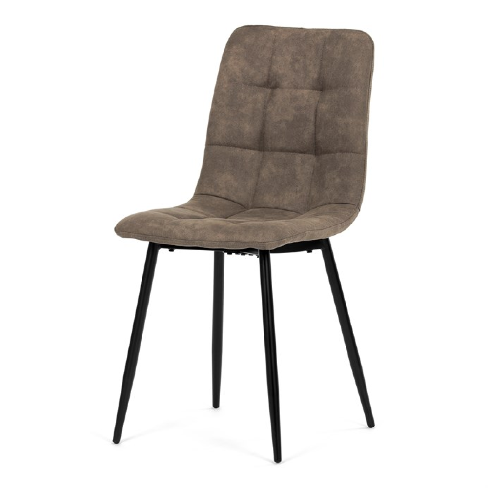 CT-281 BR3 - Jídelní židle, hnědá, látka vintage, CT-281 BR3