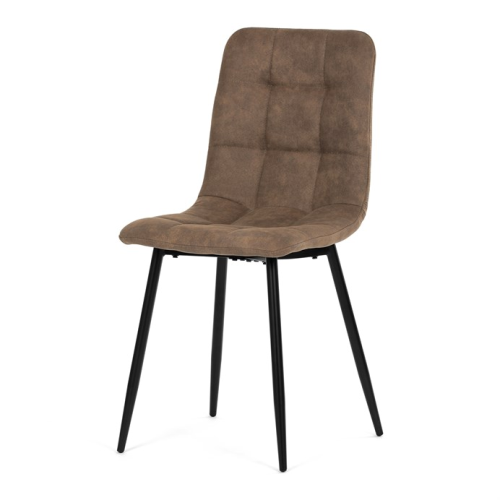 CT-281 COF3 - Jídelní židle, hnědá, látka vintage, CT-281 COF3